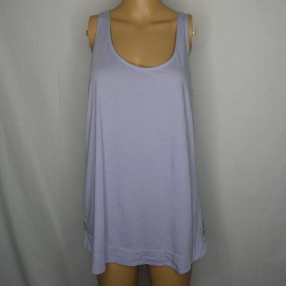 Pure + Good Anthropologie Silk Trim Tank Top Md - Picture 1 of 7
